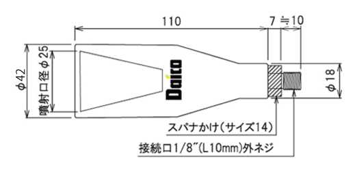 回転波動ノズル SPG-25図面