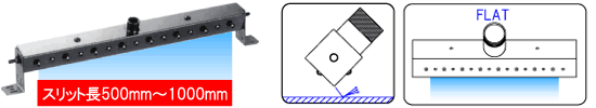 エアーブロー　スリット型エアーノズル　高風圧仕様CL・CLWシリーズイメージ